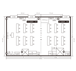 第二会議室の見取り図